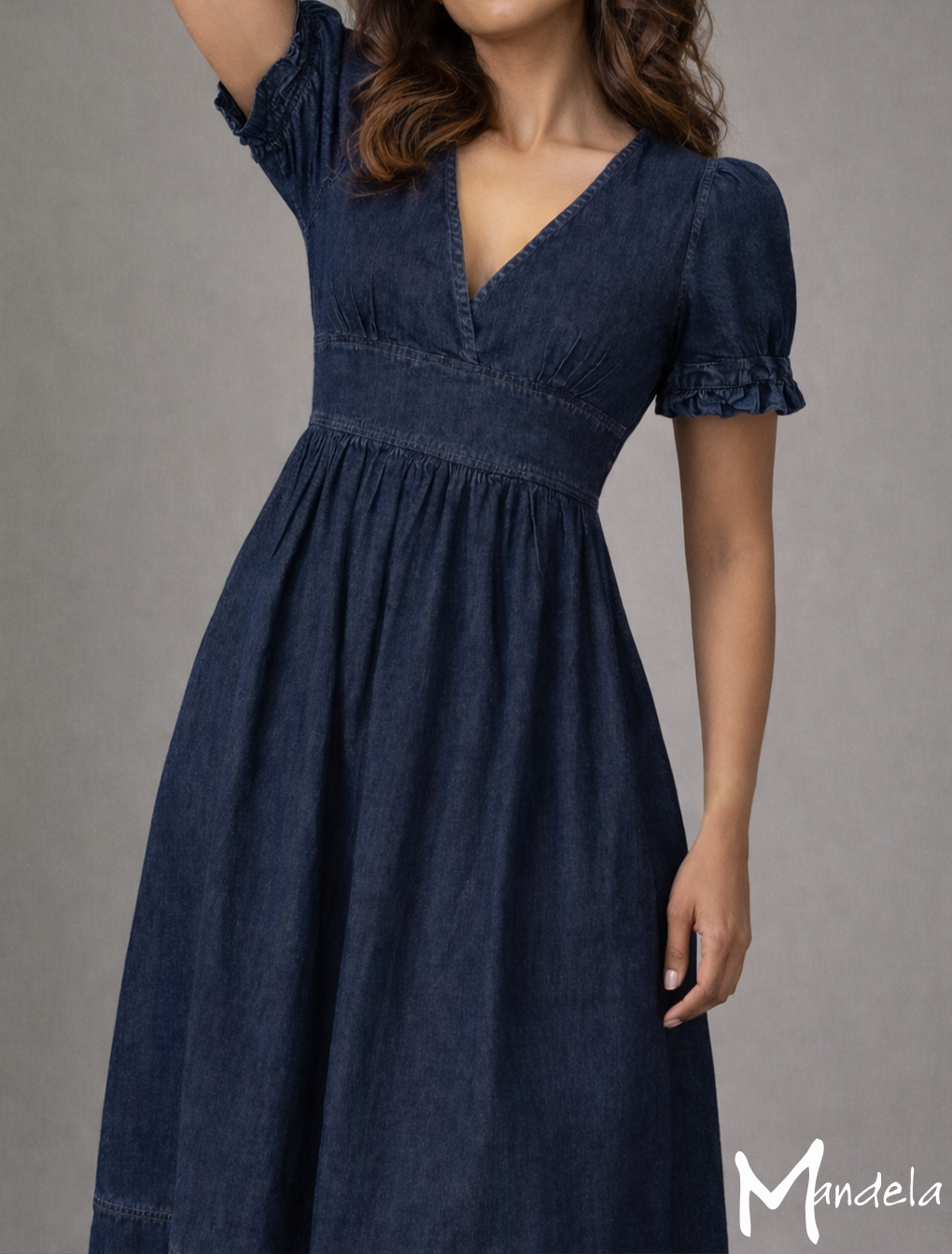 Denim Midi Dress